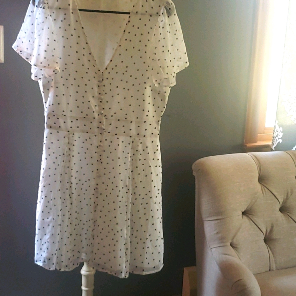 Abercrombie polka-dot spring dress